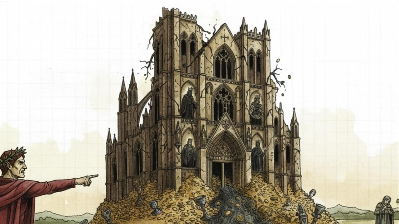 Divina Commedia: Inferno Canto 19 - Terza bolgia: simoniaci