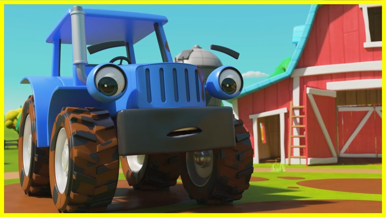 Old MacDonald Splashes in the Muddy Puddles Song | Go Buster | Baby Cartoons | Kids Videos | ABCs
