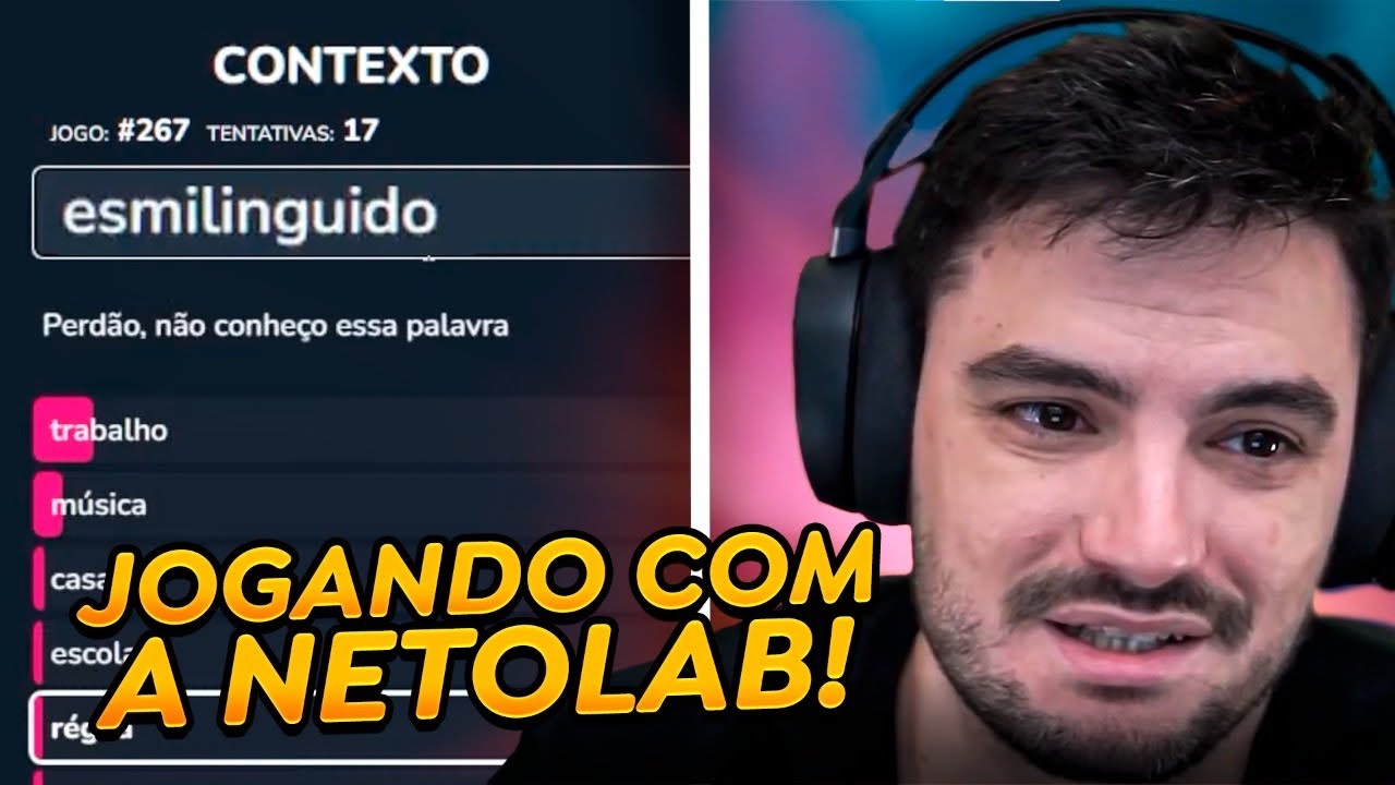 FELIPE NETO JOGOU CONTEXTO COM A NETOLAB