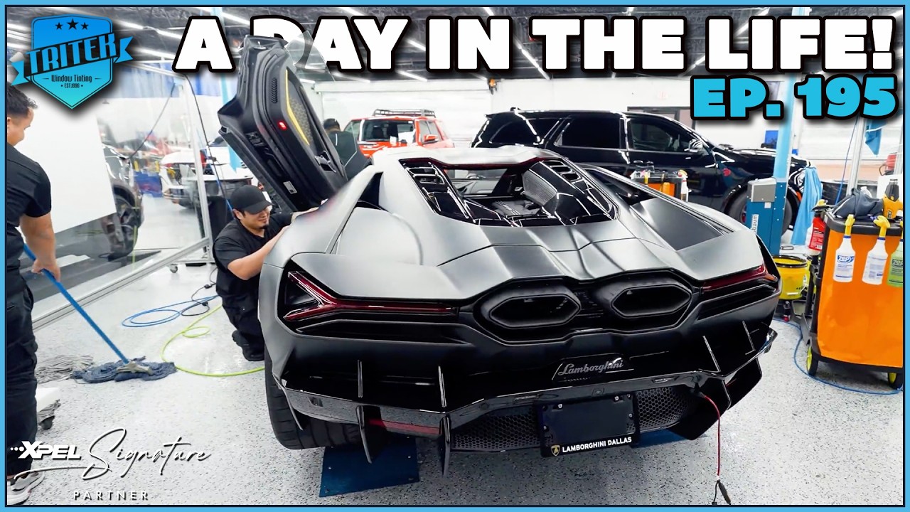 XPEL STEALTH Revuelto + Tinting 470 PANES of Glass | DAY IN THE LIFE EP. 195 | Tritek Tint & PPF