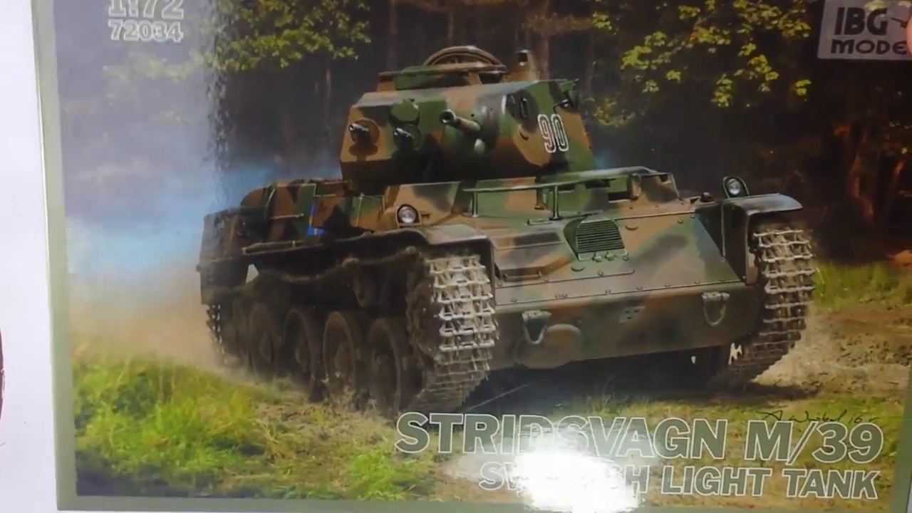 Stridsvagn M/39 1/72 IBG Build- review