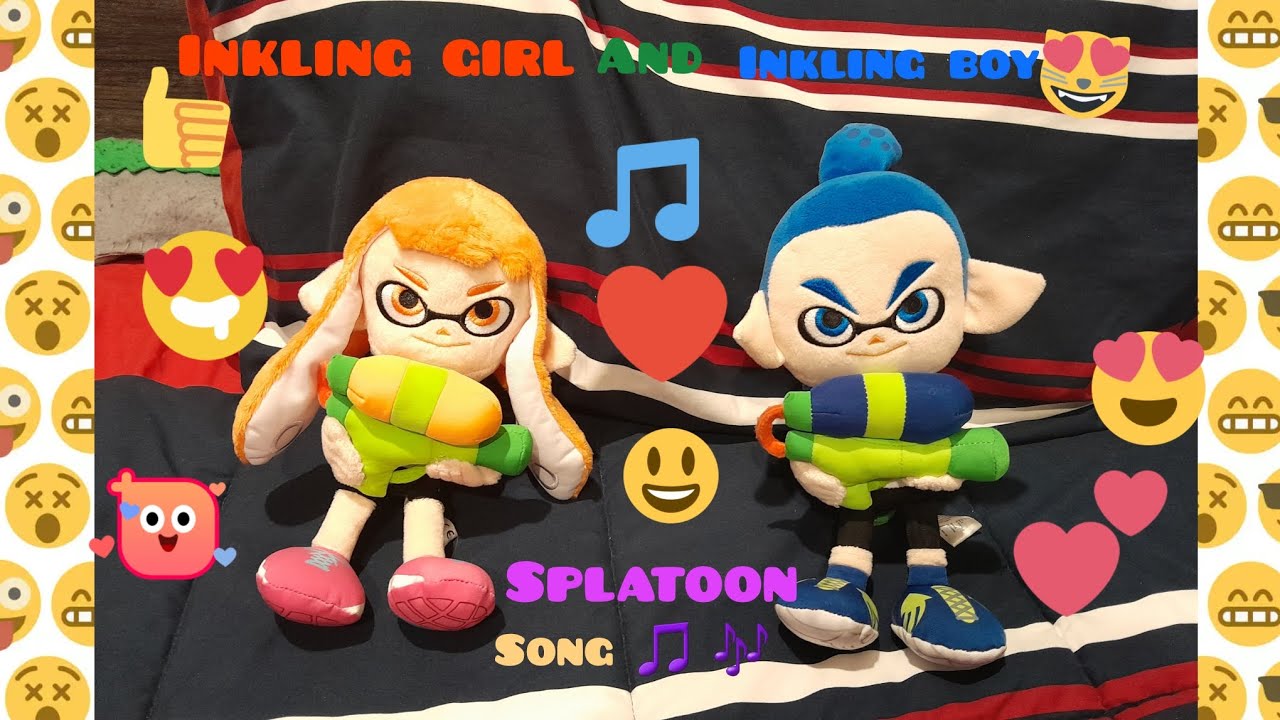 Inkling girl and Inkling boy they love splatoon song 🎵 