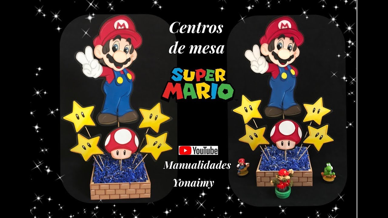 CENTRO DE MESA DE  MARIO BROSS .- MARIO BROSS CENTERPIECE