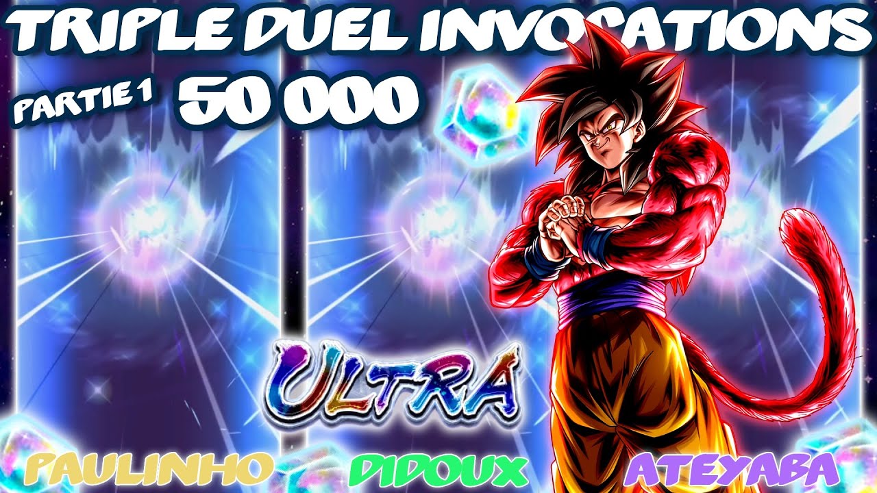 TRIPLE DUEL INVOCATIONS GOKU 4 ULTRA PARTIE 1 !! DB LEGENDS