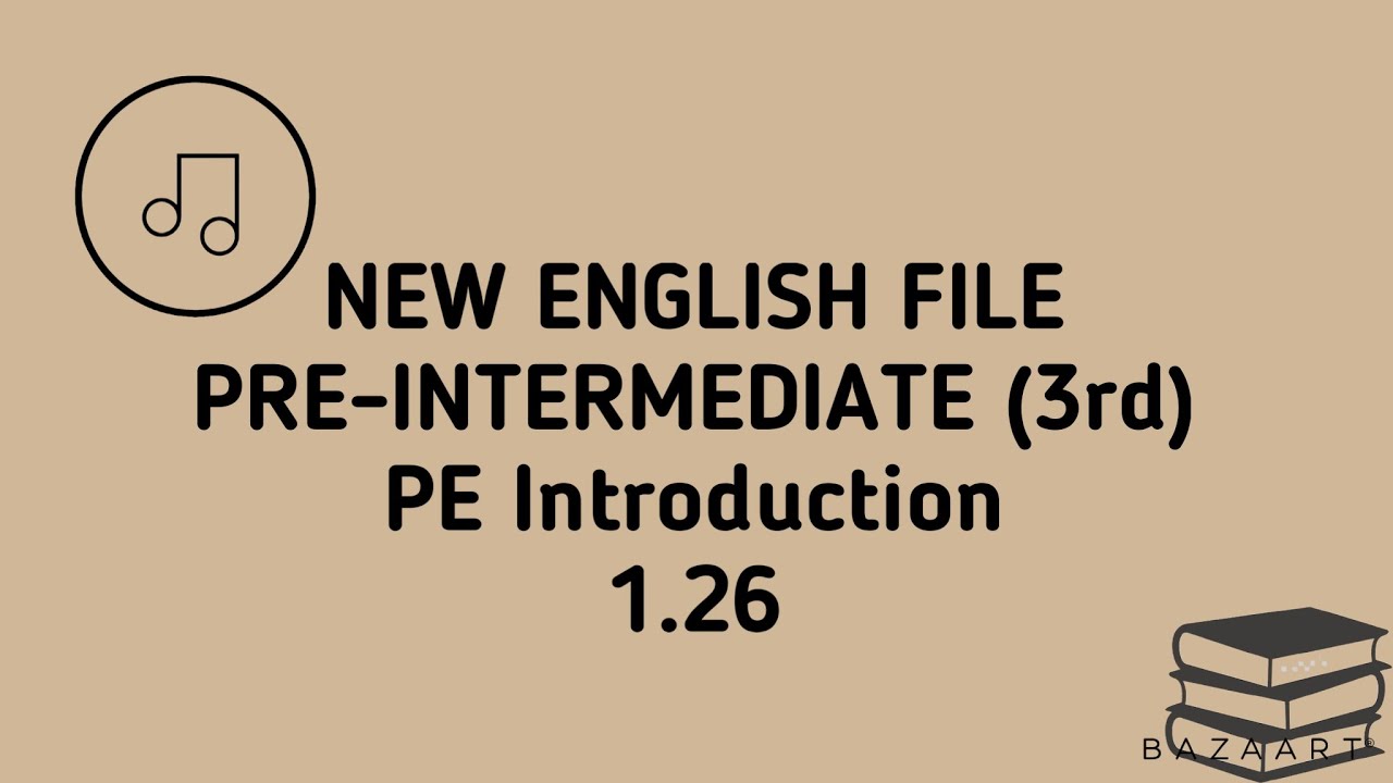 NEF pre-Intermediate PE 1.26