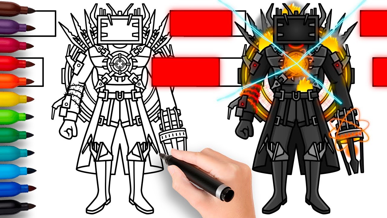HOW TO DRAW NEW UPGRADED WATCHMAN OF DOOM | Skibidi Toilet 79 (Part 2) - Easy Step by Step Drawing