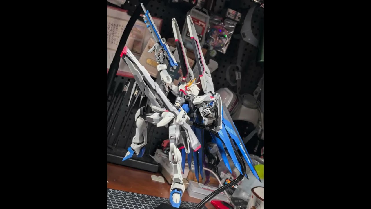 MB Gundam Freedom #gundam #gunpla #metalbuild #gunplabuilder #shorts #gundamseed