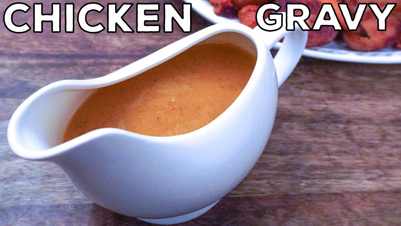 How To Make Chicken Gravy | Gravy Made With Chicken Dripping
