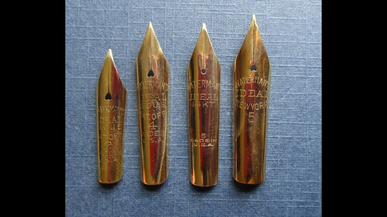 Watermans Vintage Nibs #2 vs #5