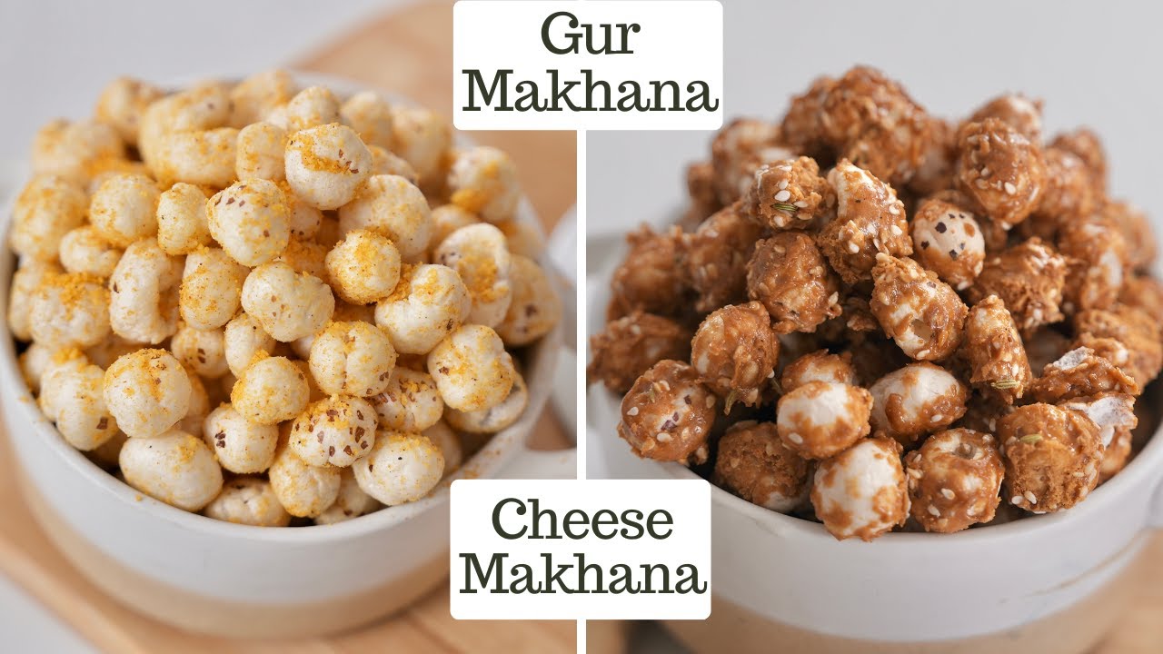 Gur & Cheese Makhana | Healthy Sweet & Salty Makhana | गुर & चीज़ मखाना | Snacks | Kunal Kapur Recipe