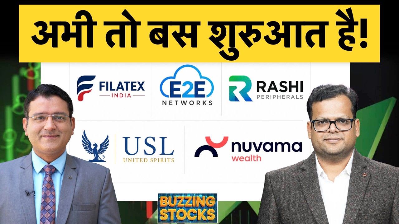 Adani Group, ABDL, United Spirits, Nuvama Wealth,  Rashi Peripheral, Filatex में क्या करें?