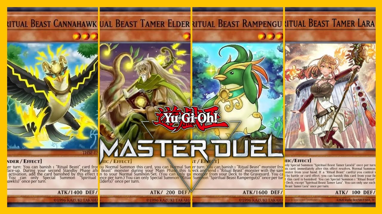 RITUAL BEAST | GOING FIRST COMBO | YUGIOH MASTER DUEL 