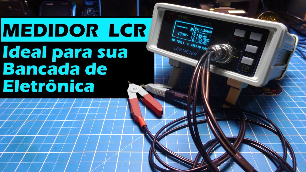 Você já tem um LCR de bancada? Essa pode ser a sua opção: RCL101D