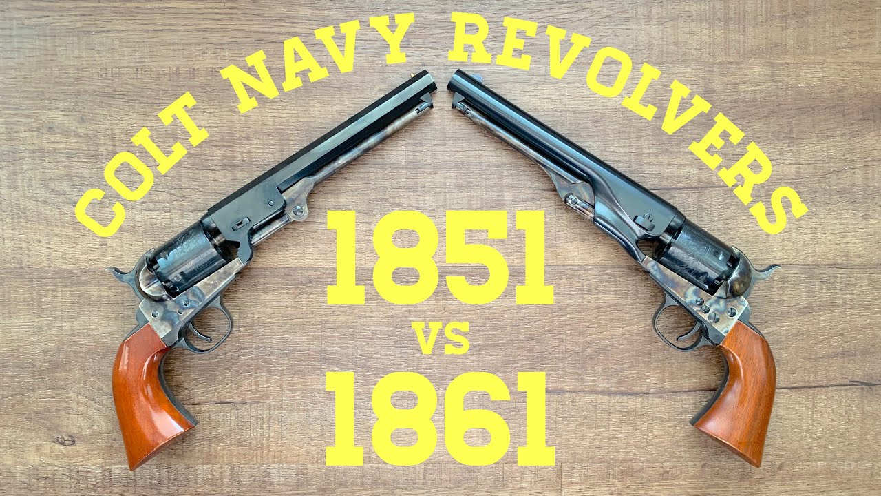 Револьверы Colt Navy: 1851 против 1861