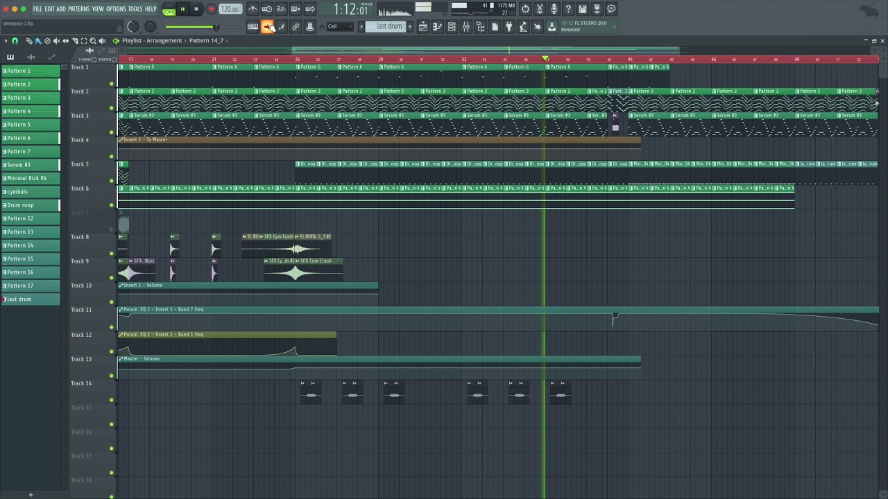 Daft Punk- Derezzed / Transcribe in FL Studio / 耳コピ
