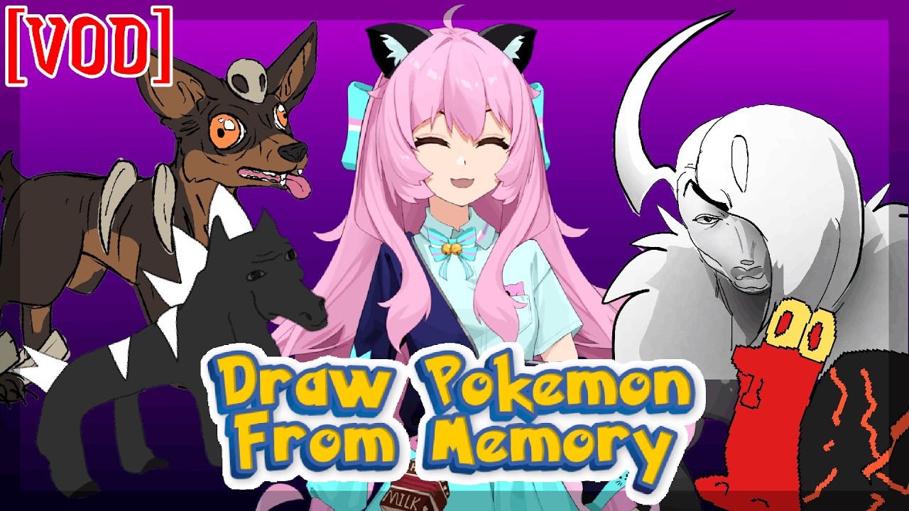 Pokemon Draw From Memory! (VOD)  2/10/2026