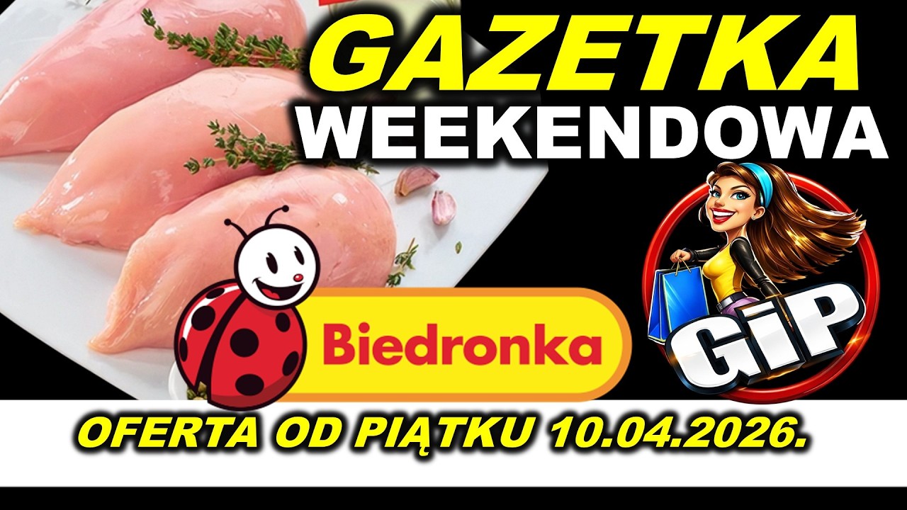 BIEDRONKA Na Weekend | Okazje od Piątku 10.04.2026.