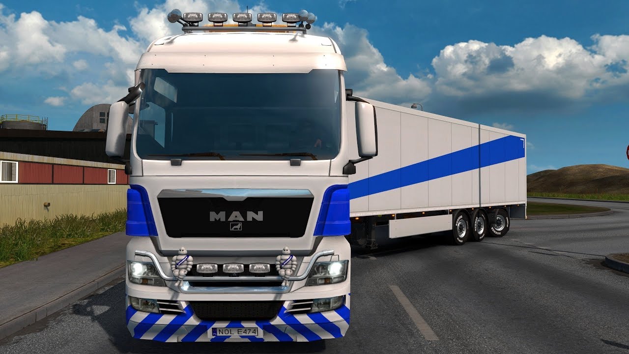 MAN TGX | Beta 1.32 | Caja Refrigerada | Ruta de Stavenger, Noruega a Aalborg, Dinamarca