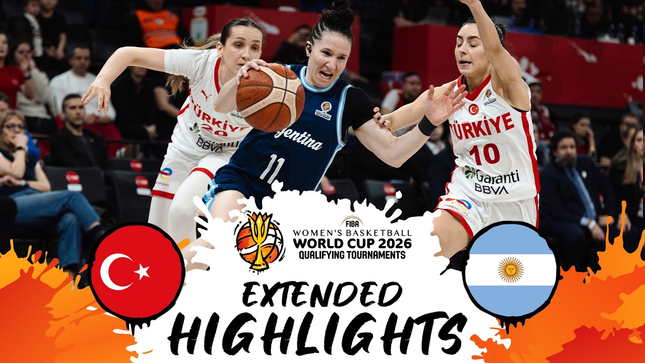 Türkiye 🇹🇷 v Argentina 🇦🇷 | Extended Highlights | #FIBAWWC 2026 Qualifying Tournament