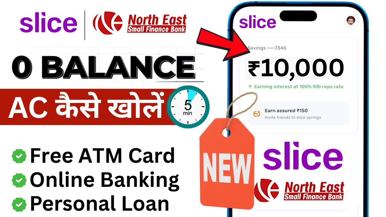 Slice Bank Account Opening, How to Open Slice Saving Account, Slice Savings Account, Zero Balance
