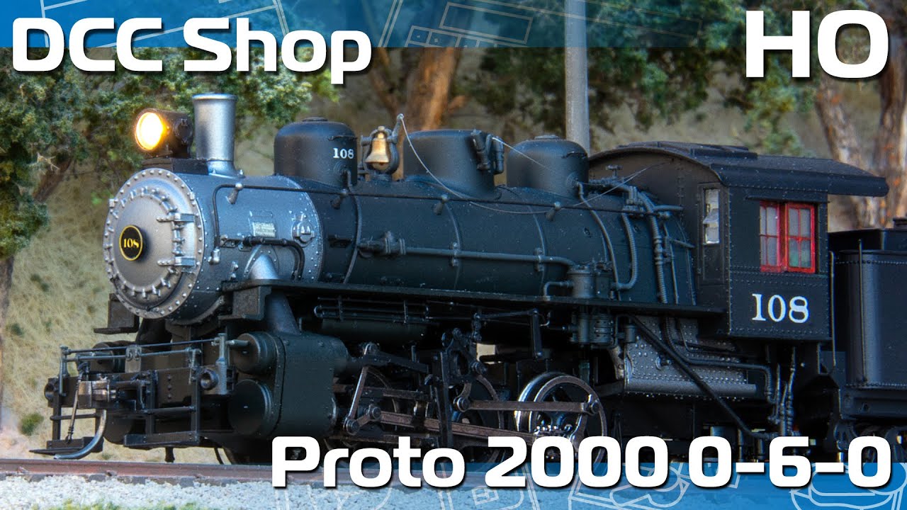 DCC Shop - HO Proto 2000 0-6-0 Steam Locomotive - DCC, Sound and Lighting Install