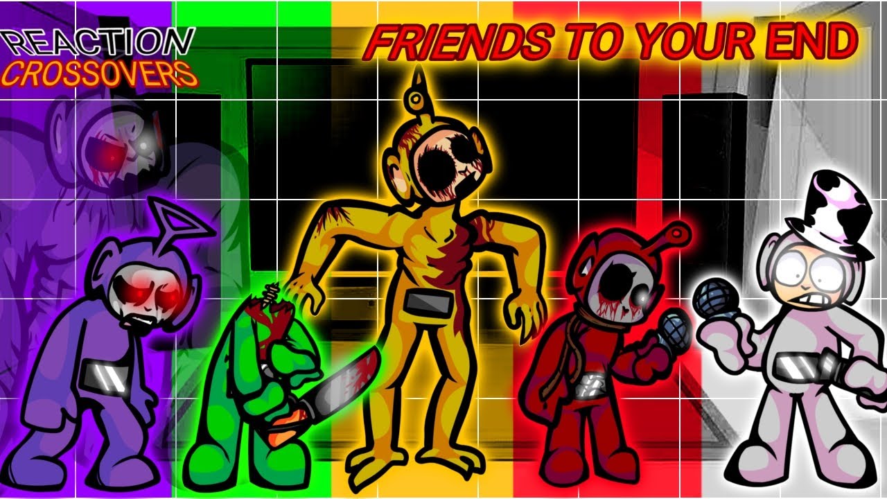 CROSSOVERS REAGINDO A FRIENDS TO YOUR END (SLENDYTUBBIES COVER)