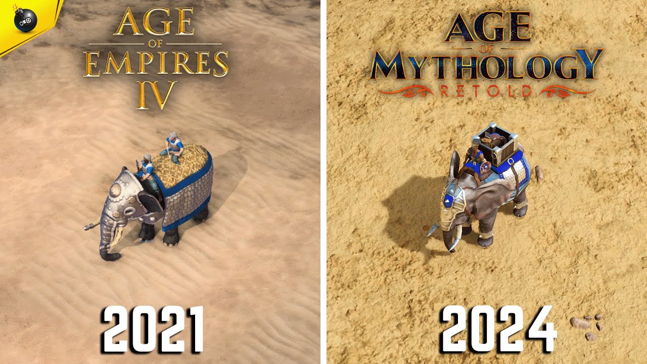 Age Of Mythology RETOLD vs Age Of Empires IV - Details & Graphic Comparison