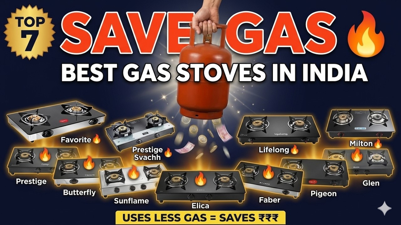 Top 7 Best 2 Burner Gas Stoves in India 2026 – Save Gas & Money!