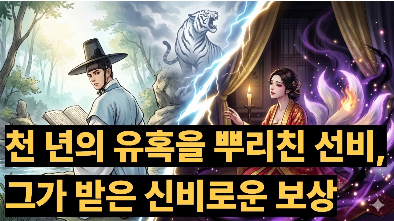산속 암자에서 만난 절세미녀, 그녀의 유혹을 뿌리친 선비가 받은 '천기누설'의 보상