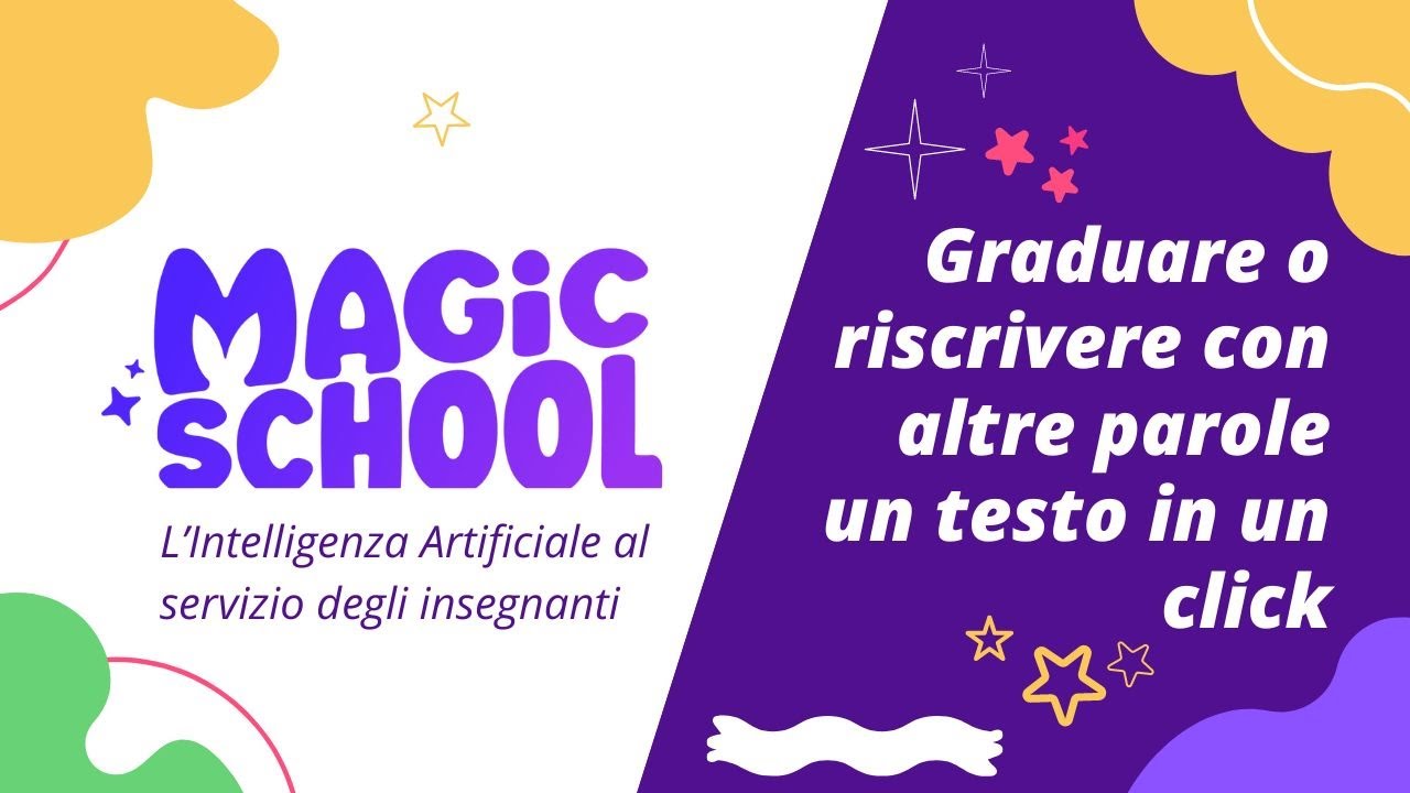 Graduare o riscrivere un testo con l'IA di Magic School AI