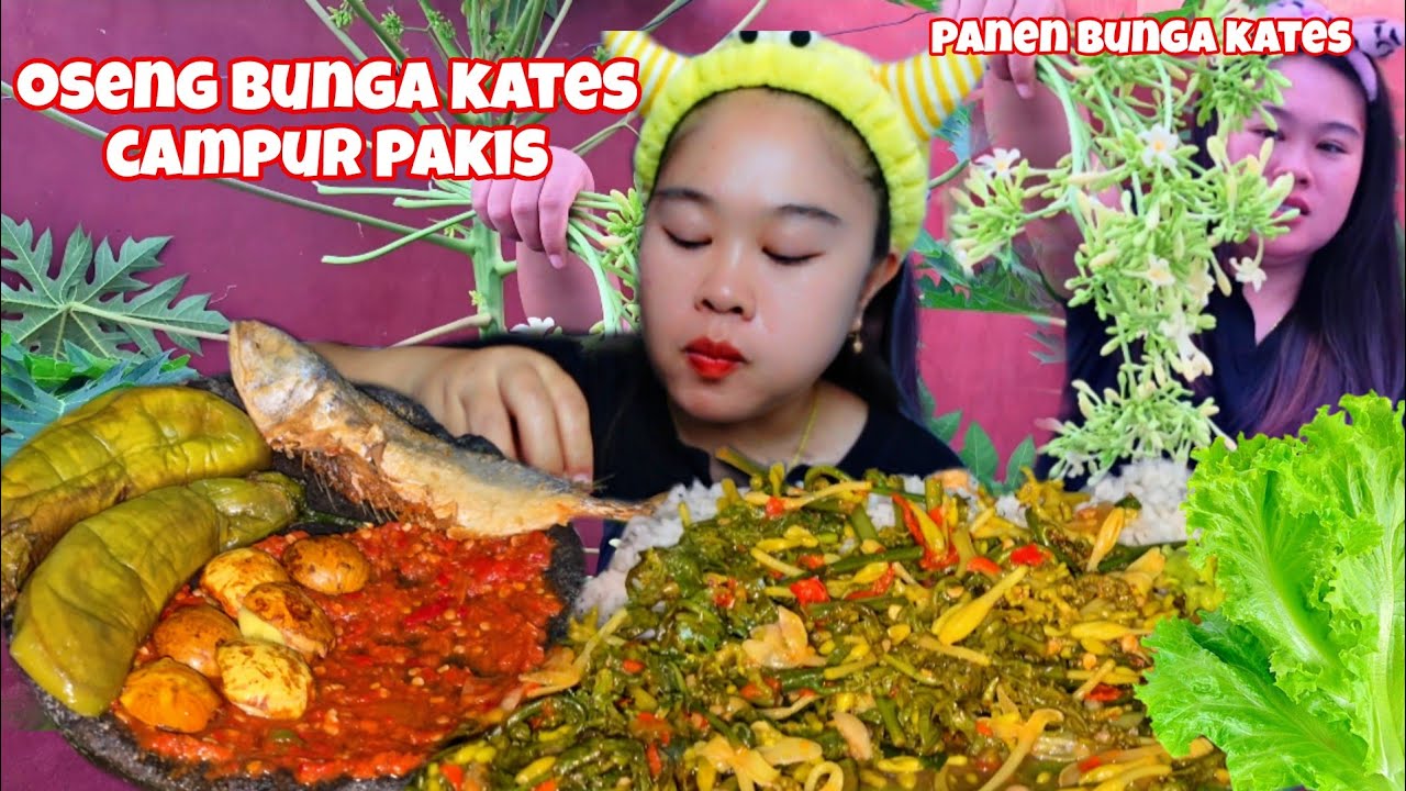 PETIK BUNGA KATES DIPEKARANGAN‼️ LANJUT DI OSENG CAMPUR PAKIS🔥🔥 