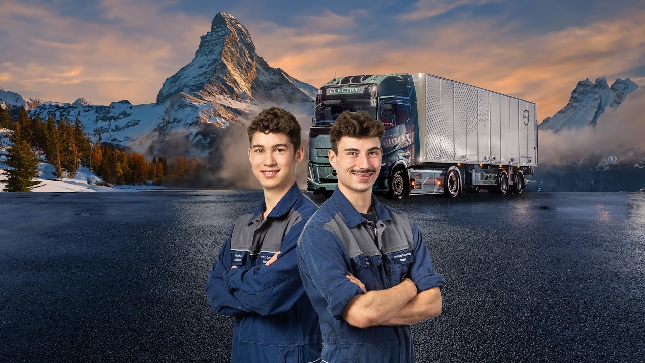 Eifach Världsklass - Arbeiten in der Werkstatt bei Volvo Trucks Schweiz