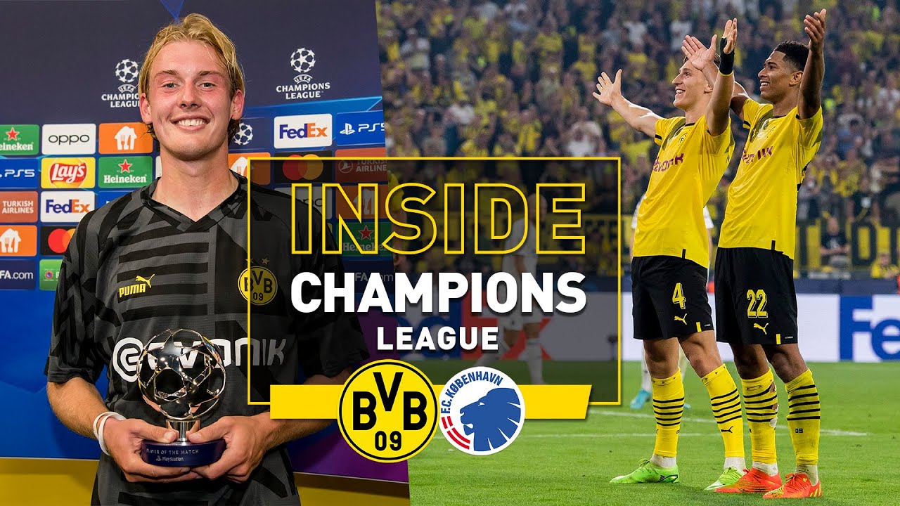 Reus, Guerreiro & Bellingham net as Haller watches his team | Inside CL | BVB – FC Kopenhagen 3:0