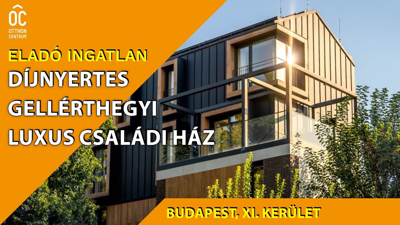 Díjnyertes Gellérthegyi luxus családi ház
