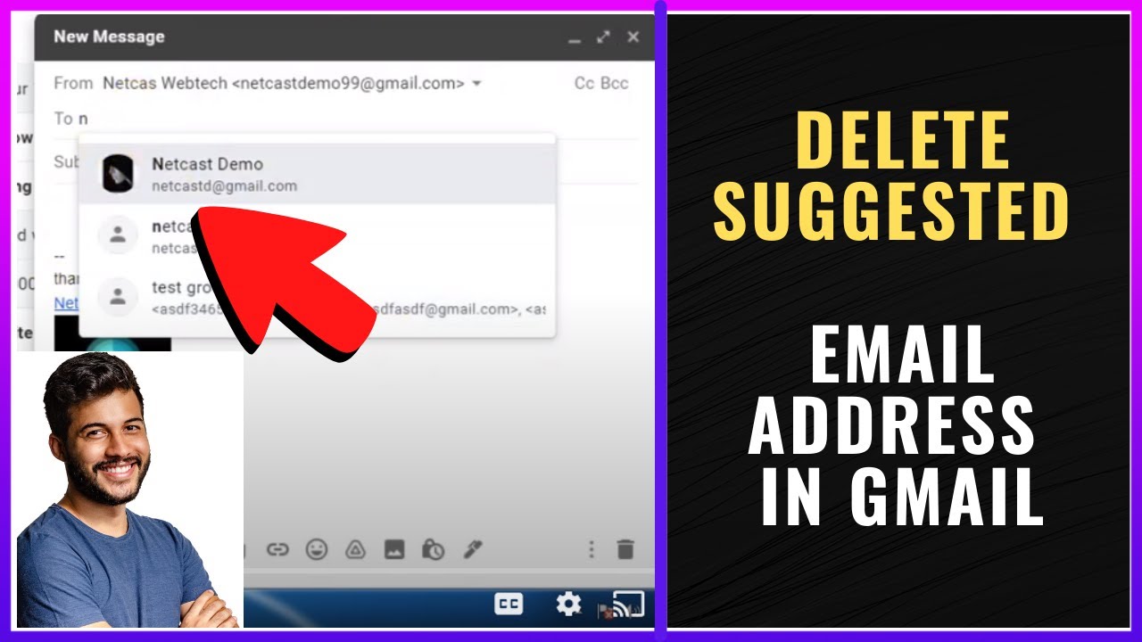 How to Delete Suggested Email Address In Gmail