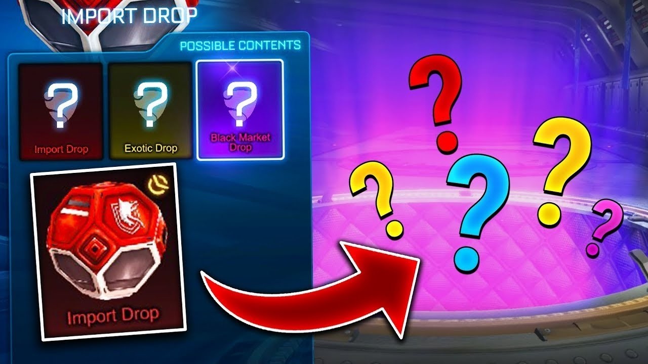 Rocket League drop opening