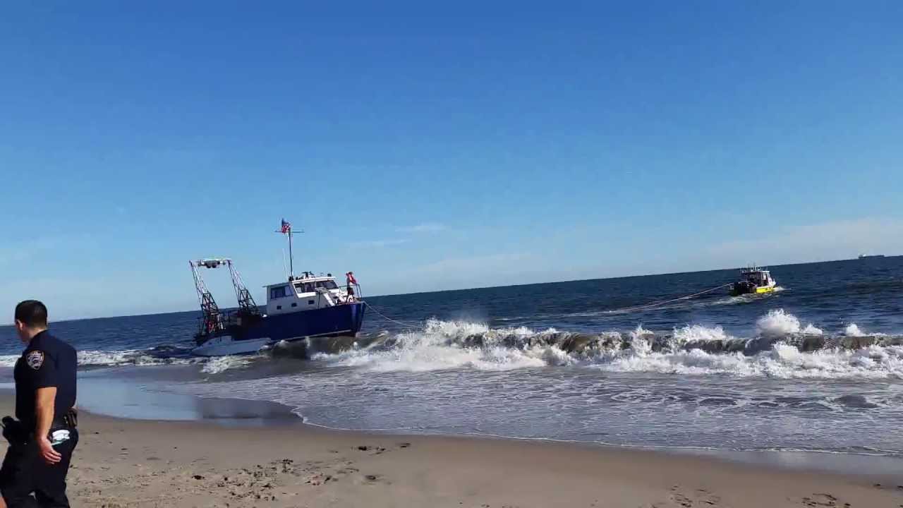Coney Island Beach Boat Rescue by White Cap Marine Rescue-final part
