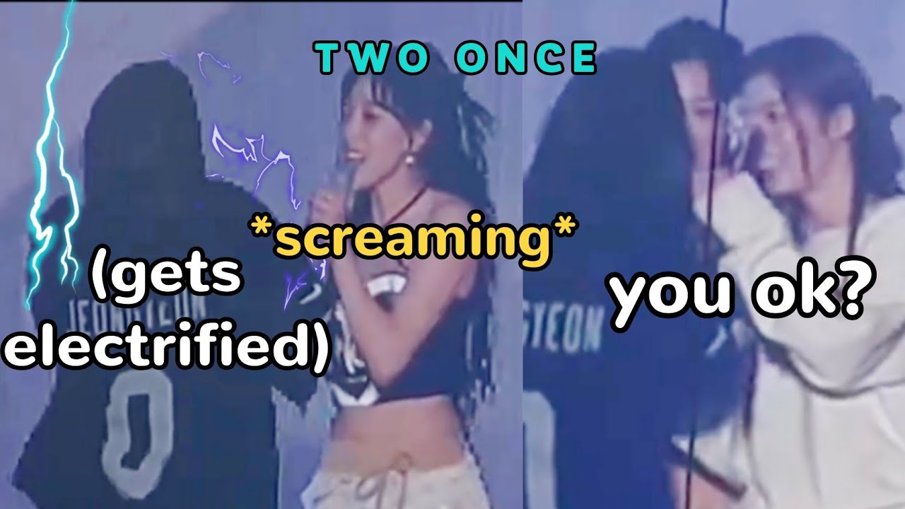 Sana and her *mic agenda* at las vegas concert 😂