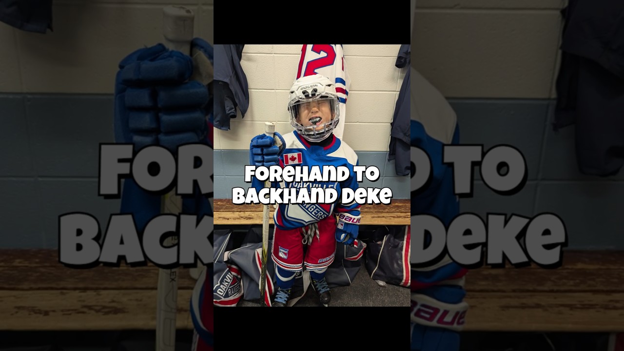 This 5-Year-Old’s Forehand–Backhand Deke Will Shock You 😳🔥🏒