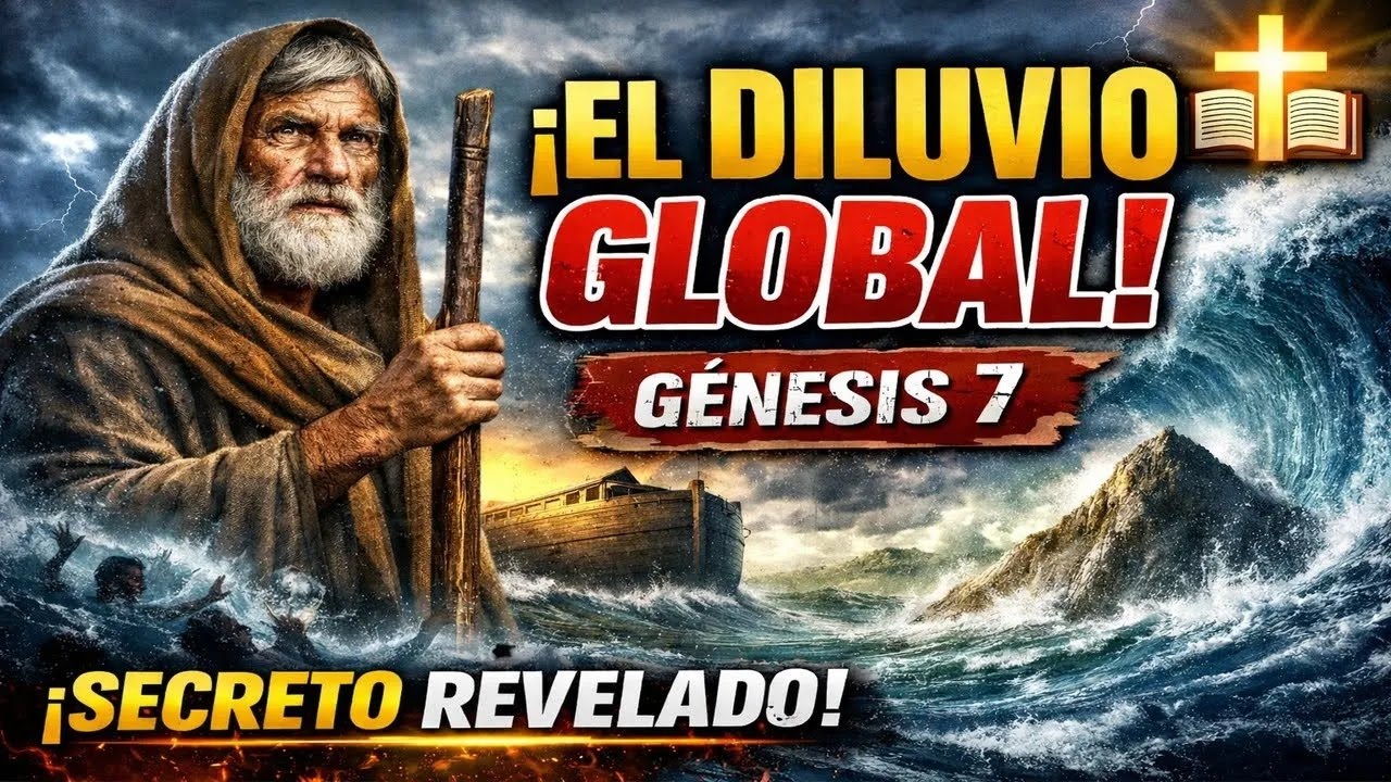 EL DILUVIO GLOBAL EXPLICADO | Génesis 7 Revela la Verdad que Nadie Te Contó