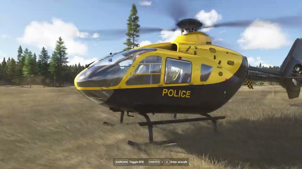 Lentoa Viipurissa (Russian) Ilmaveivillä, Eurocopter EC-135 T1, MSFS24, Pilot Peku.