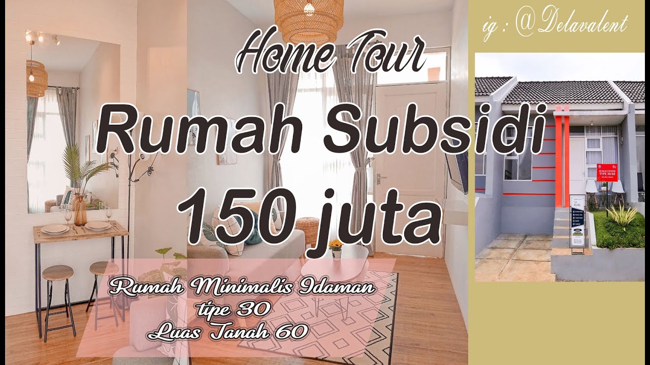 HOUSE TOUR RUMAH SUBSIDI 150 JUTA | MINIMALIS TIPE 30/60 MURAH AESTHETIC | VIRAL |KOTA BARU ARJASARI