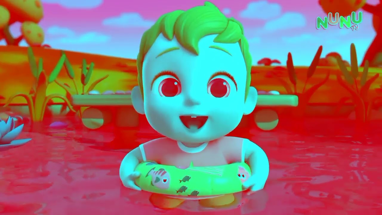 happy swimming three kids /Sponsored by gamavision csupo effect edit