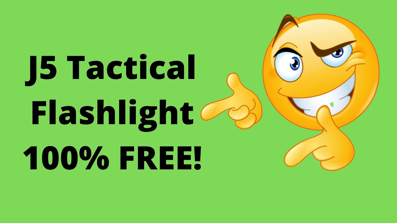 J5 Tactical Flashlight 100% FREE!