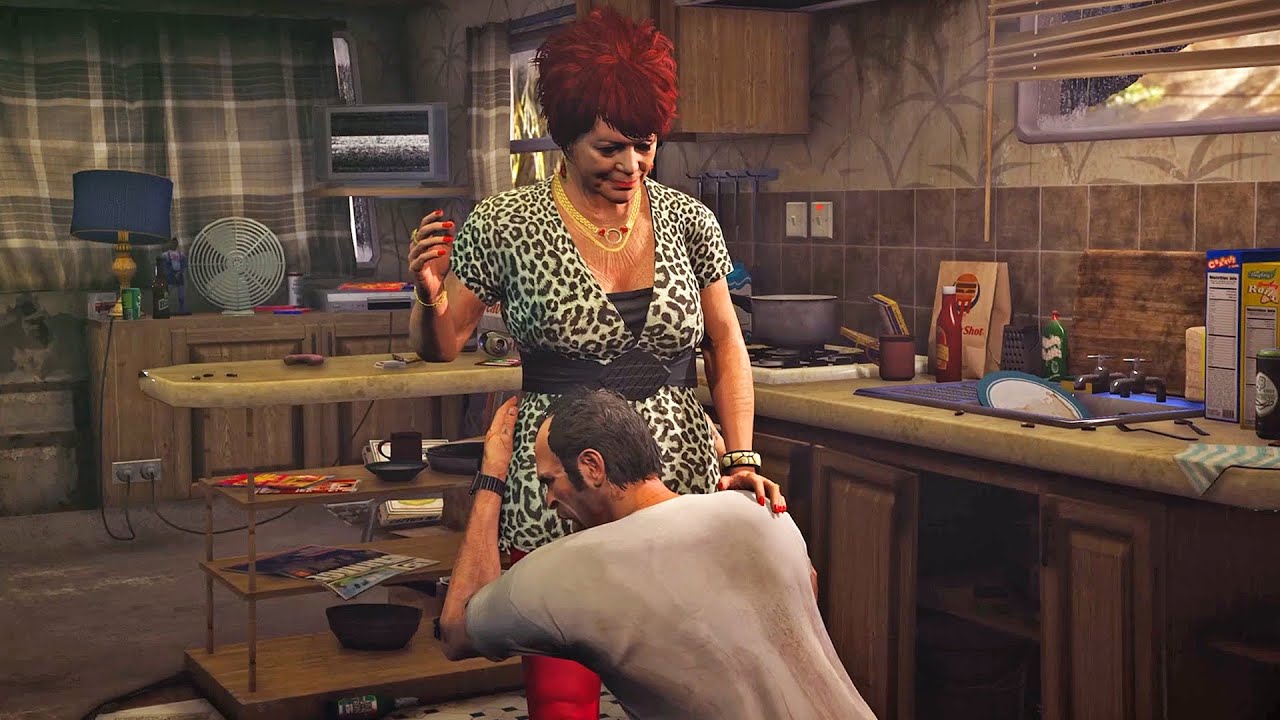 ظهور أم تريفور بمود جرافيك جي تي أي 6 | GTA V Walkthrough with GTA 6 Graphics #48