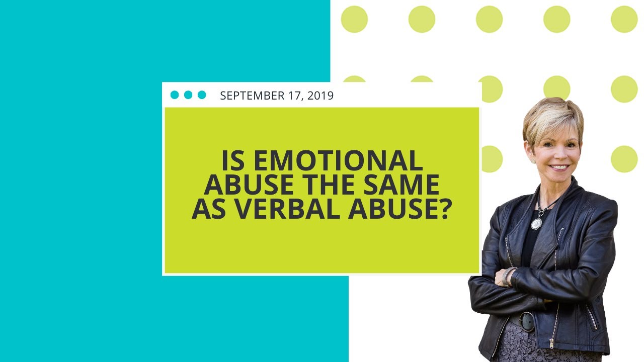 Is Emotional Abuse the Same As Verbal Abuse