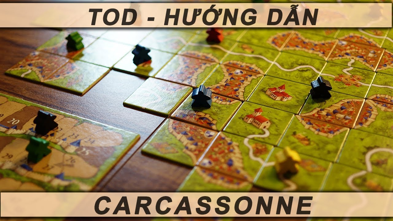 [Hướng dẫn Board game] Carcassonne #1: Runthrough - Giới thiệu Carcassonne