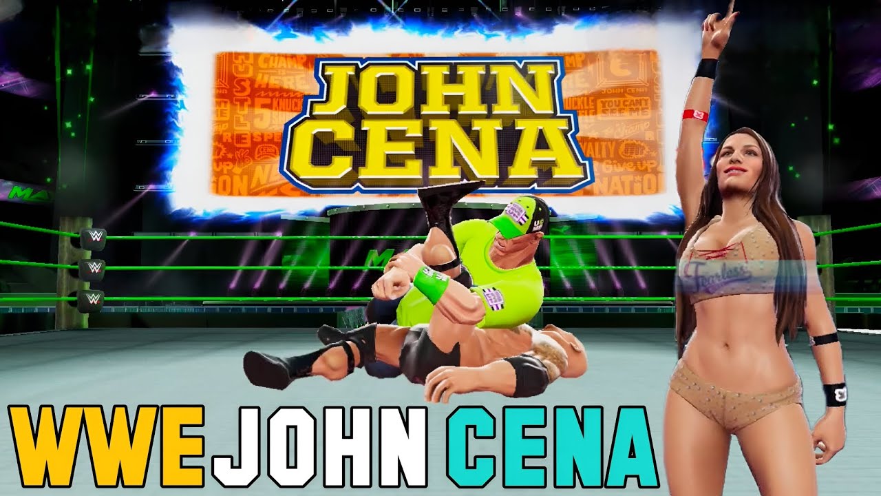 WWE MAYHEM CHAMPION IS JOHN CENA | YOU CAN'T SEE ME WWE GAMEPLAY 