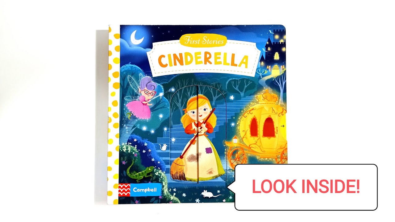 Cinderella - First Stories Interactive Board Book of Fairy Tales by Campbell (flip through)