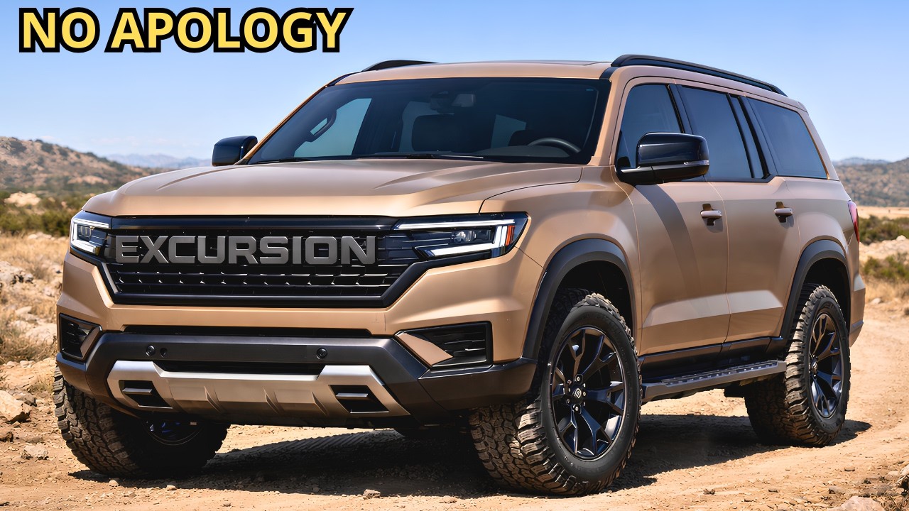 Ford Excursion 2027 возвращается &mdash; этот полноразмерный внедорожник совсем не такой, каким вы его ...